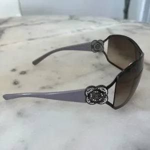Chanel Bronze Tone/Brown Gradient 4164-B Camelia Shield Sunglasses “Authentic” CHANEL | Accessories | Chanel Bronze Tonebrown Gradient 464b  main image 4